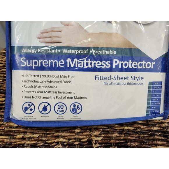 Healthy Sleep Supreme Mattress Protector King Size - Picture 2 of 7